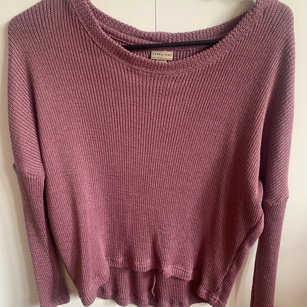 Cape & Juby Purple Sweater